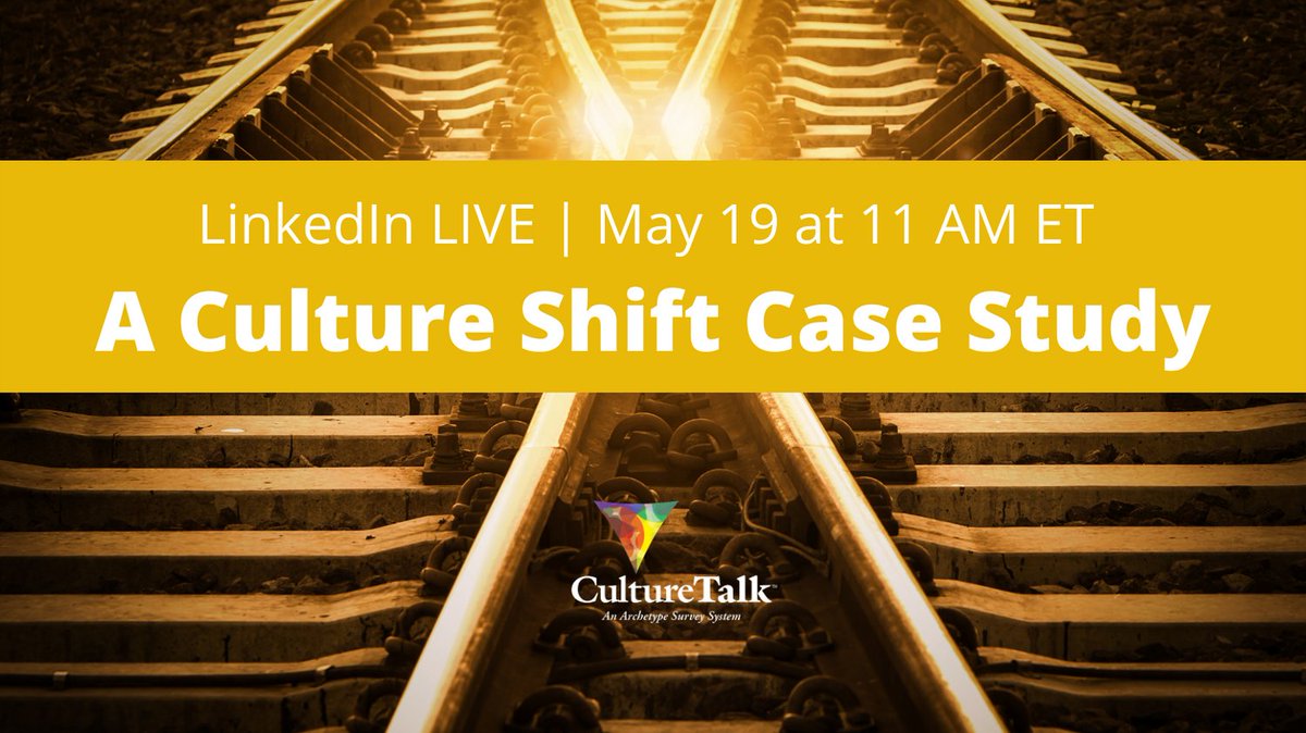 What if something about your culture needs to change? How do you identify the needed change? And where do you begin?

Register here: bit.ly/3PonqNv

#culturechange #cultureshift #changemanagement #workplaceculture #teams #leaders