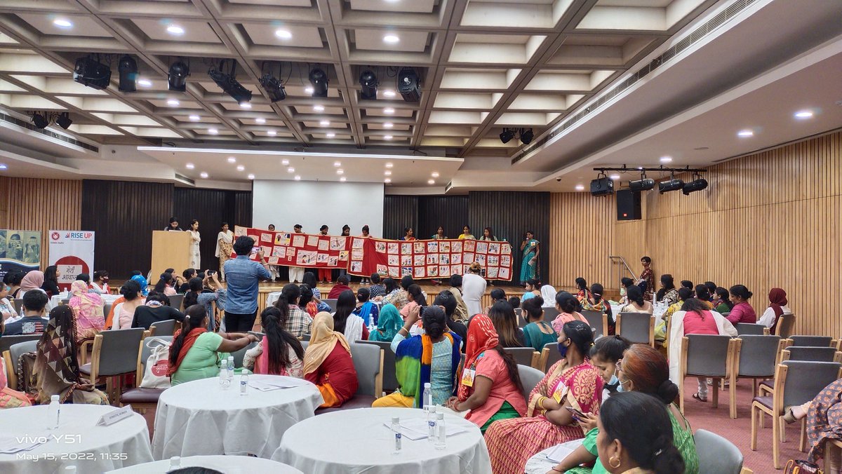 FoundationMf's tweet photo. In photos: yesterday Delhi's informal workers deliberated recommendations to strengthen implementation of #SHWAct2013, a landmark move drawing on data collected by women themselves. The recommendations are a crucial step towards making workplaces safer for all women in Delhi. https://t.co/2284eiy66Y
