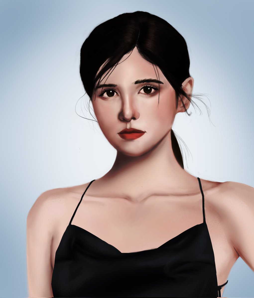MikeMaysArt's tweet photo. Heres another portrait  for ya!

#art #portrait #digitalart #photoshop #madewithwacom #mobilestudiopro #femaleportrait #illustrator #Godbless https://t.co/ec5jjncVVL