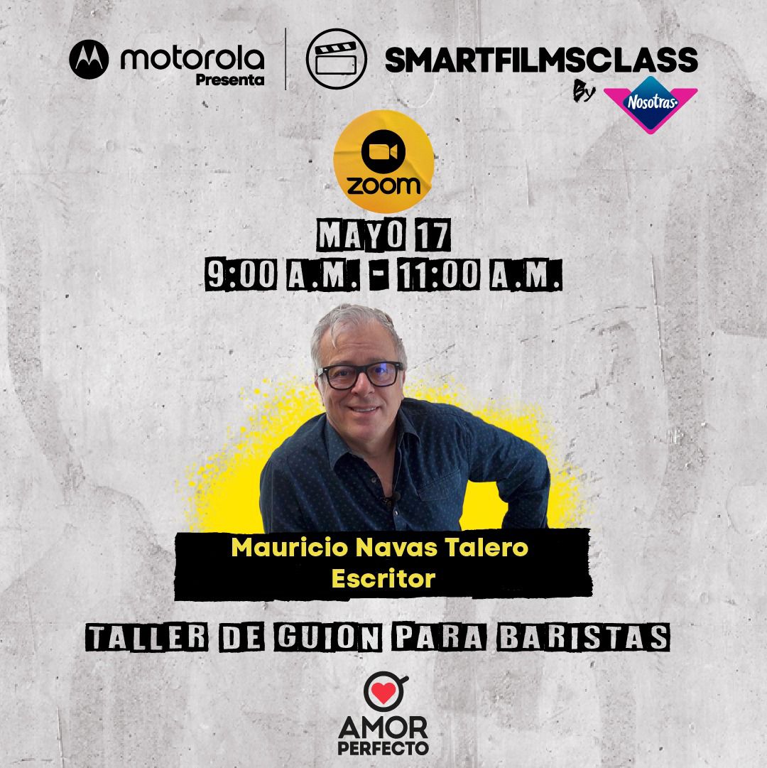 ⭐ TALLER GRATIS. 🤑 ¡ <a href="/smartfilmsco/">SMARTFILMS®</a> y <a href="/amorperfectocaf/">Amor Perfecto Café</a> te invitan!

Acompáñanos a vivir una experiencia audiovisual con olor a café, disfruta de la mano de <a href="/mauricionavast/">Mauricio Navas T.</a> 2 horas de aprendizajes sobre ¿cómo hacer tu guion?

Conéctate: smartfilmsclass.com/guion-baristas

✌🏻 #AmantesDelCafé