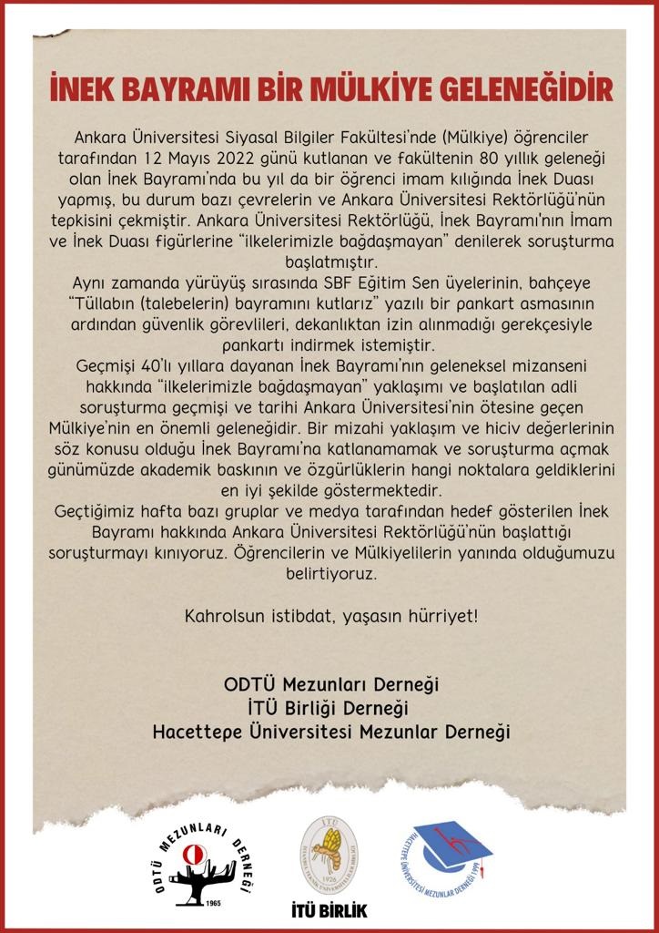 İnek Bayramı Bir Mülkiye Geleneğidir.
#inekbayramı