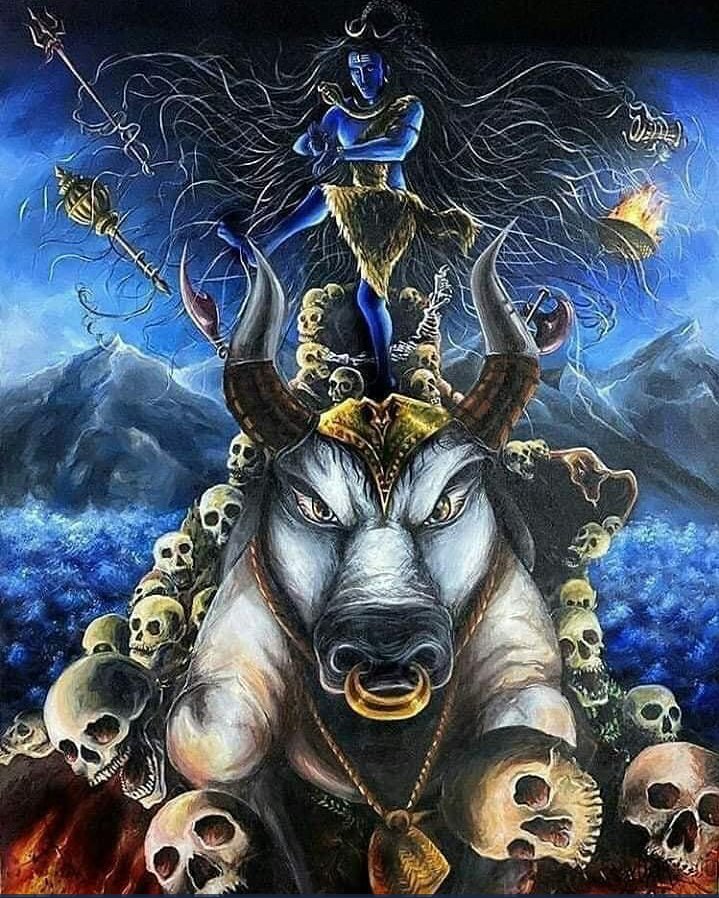 SaveGomata's tweet photo. With restoration of Kashi Vishvanath, Shivji will be truly happy if slaughtering of his vehicle Nandi Bull &amp;Cows is abolished throughout Bharat, as he is himself Cow Protector with Bulls image in his Flag (Vrishabh Dhvaj) #GyanvapiTruthNow #Shivling #हर_हर_महादेव @Vishnu_Jain1 https://t.co/QkeTFyUShg