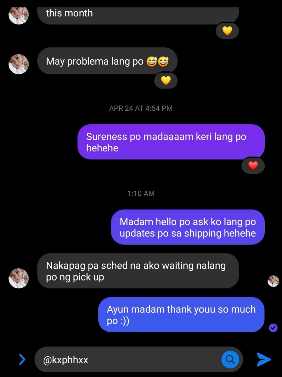 kxphxx's tweet photo. #kxph_updates

Waiting na po to pickup sa kr address. Hingi po ako TN once pickup na po ang ating box 🤗 salamat po sa patience and sorry po for delays. https://t.co/Q5VIWSEUFq