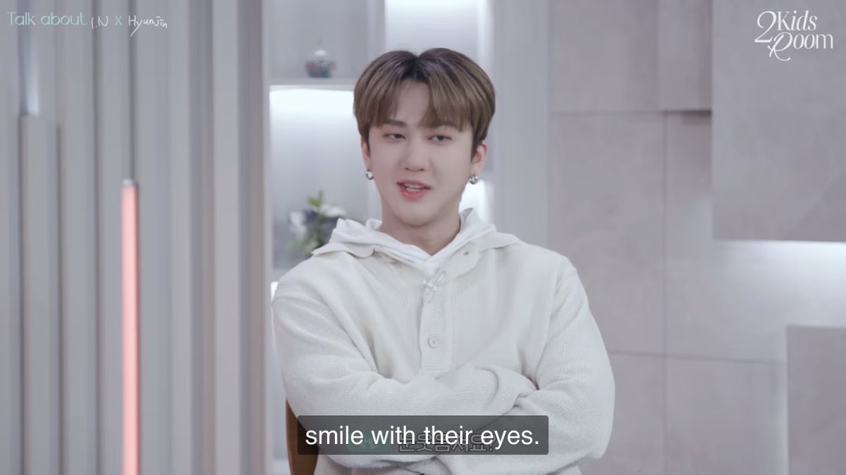 LK: Seungmin and Chan are approachable. But both of them smile with their eyes.
