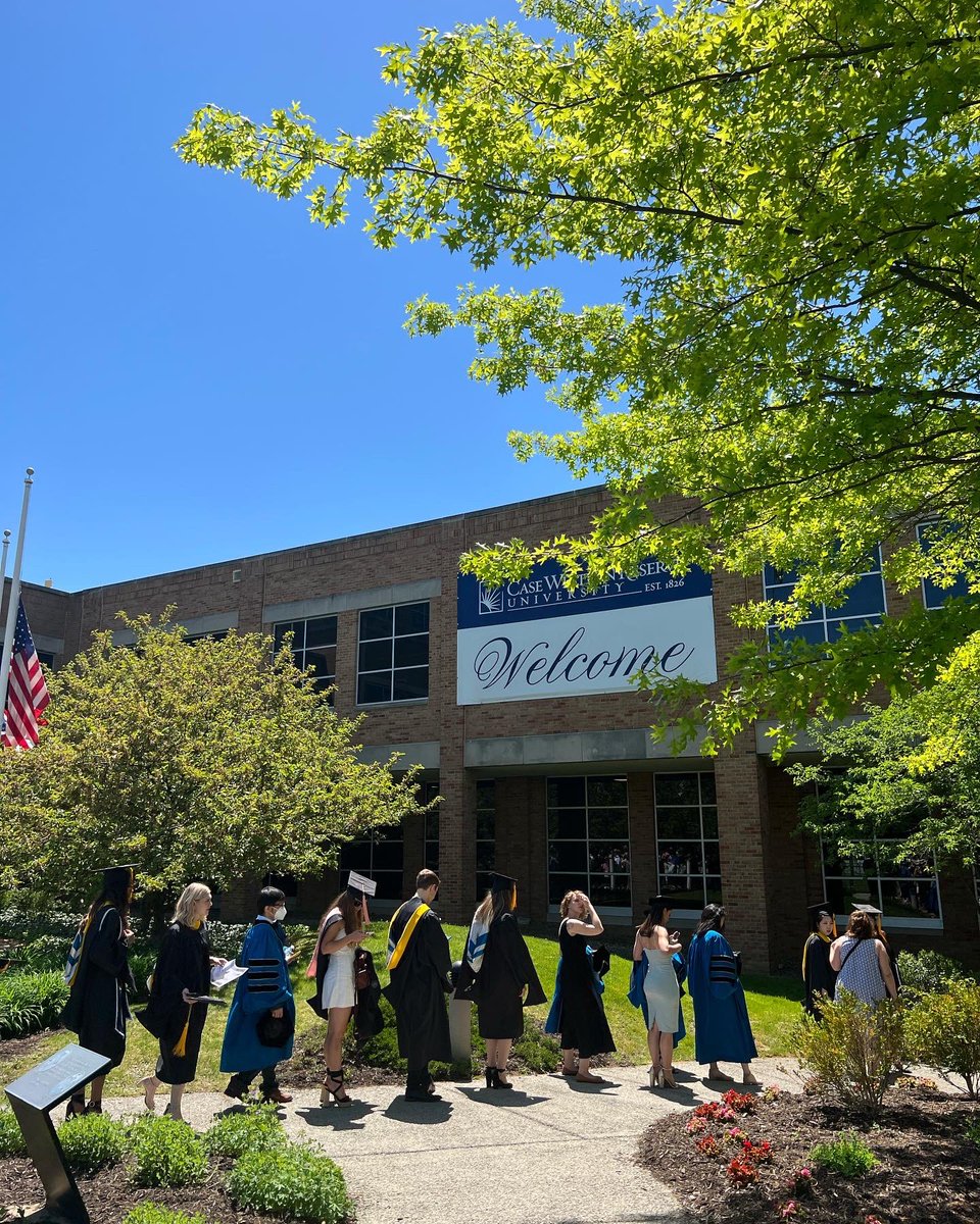 Wonderful weather for the <a href="/cwru/">Case Western Reserve</a> commencement ceremony! #PhDone #twitterstorians