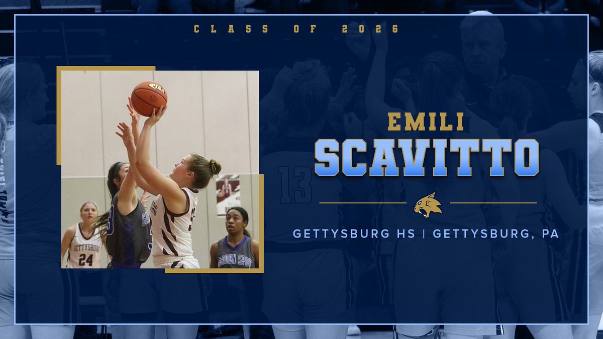 Thiel_WBB's tweet photo. We welcome incoming freshman, Emili Scavitto, to the class of 2026! We’re excited to have Emili join and represent our Tomcat family! https://t.co/WdDdKNq2gz
