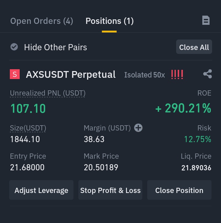 TradersClass's tweet photo. Absolutely Nothing @AxieInfinity 
#axieinfinity #trading #shorttrade #cryptocurrency https://t.co/P9cujQhjZi