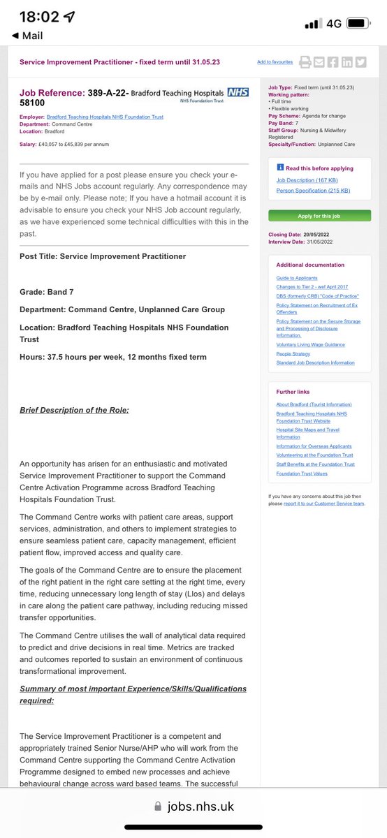BTHFT Command Centre (@bthftcommandcen) on Twitter photo Do you fancy a 12 month secondment with the Command Centre team supporting delivery of the Outstanding Decision Making programme ? β¦β¦ jobs.nhs.uk/xi/vacancy/917β¦. π€β¦<a href="/karendawber/">Prof Karen Dawber π</a>β© β¦@Mel_Pickupβ© β¦<a href="/Tim_Gold_TG/">Tim Gold</a>β© β¦@ODMBTHFTβ© β¦<a href="/_Sajaz/">Saj</a>β© β¦<a href="/BTHFT/">Bradford Teaching Hospitals NHS FT</a>β© Do you fancy a 12 month secondment with the Command Centre team supporting delivery of the Outstanding Decision Making programme ? β¦β¦ jobs.nhs.uk/xi/vacancy/917β¦. π€β¦<a href="/karendawber/">Prof Karen Dawber π</a>β© β¦@Mel_Pickupβ© β¦<a href="/Tim_Gold_TG/">Tim Gold</a>β© β¦@ODMBTHFTβ© β¦<a href="/_Sajaz/">Saj</a>β© β¦<a href="/BTHFT/">Bradford Teaching Hospitals NHS FT</a>β©