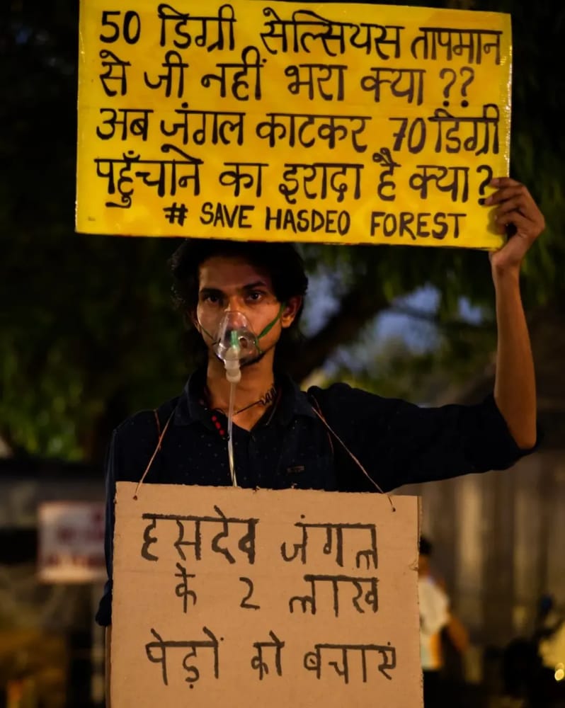 mission100cr's tweet photo. #हर_व्यक्ति_हर_साल_एक_पौधा #thinkgoodfoundation #EarthWarrior #mission100croretree #SaveHasdeoForest https://t.co/mSqcqc7aFS