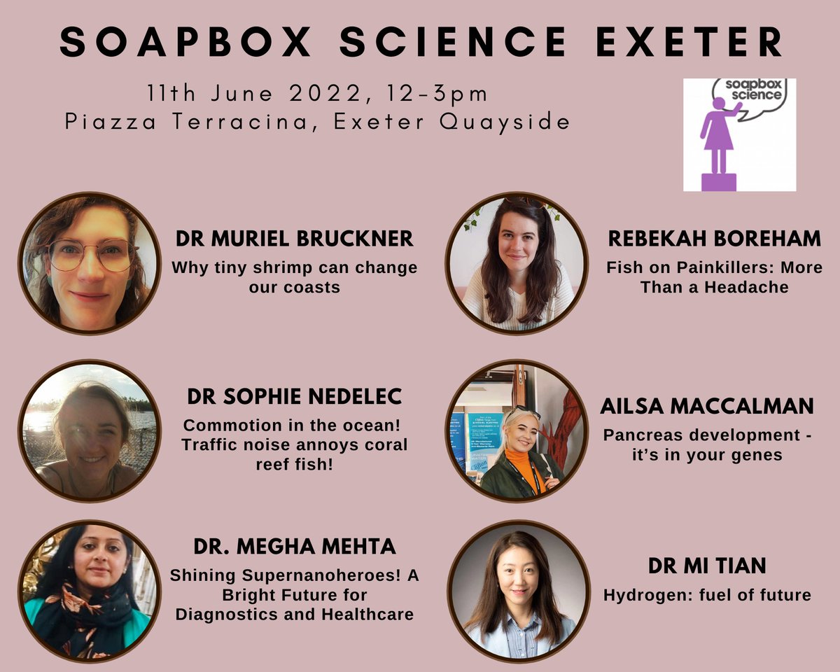 Soapbox Science Exeter tweet media