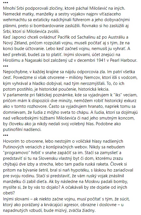 balazsrichard's tweet photo. Skvelý Peter Osuský v rozhovore pre Denník N povedal Karolovi Sudorovi okrem množstva iného aj toto. Do bodky s ním súhlasím. 
• https://t.co/gAXrHloHQd https://t.co/ZQZc9Tmg5I