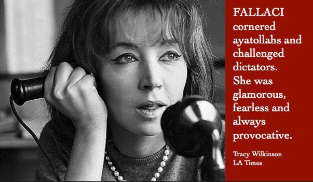 🇺🇲: Fallaci's personality was iconic. Do you guys agree? / 🇮🇹: La personalità di Fallaci era iconica, siete d'accordo?

#Feminism #ItalianWriters #Journalism #Journalists #OrianaFallaci #Feminismo #Giornalismo #Giornalista  #Scrittrice