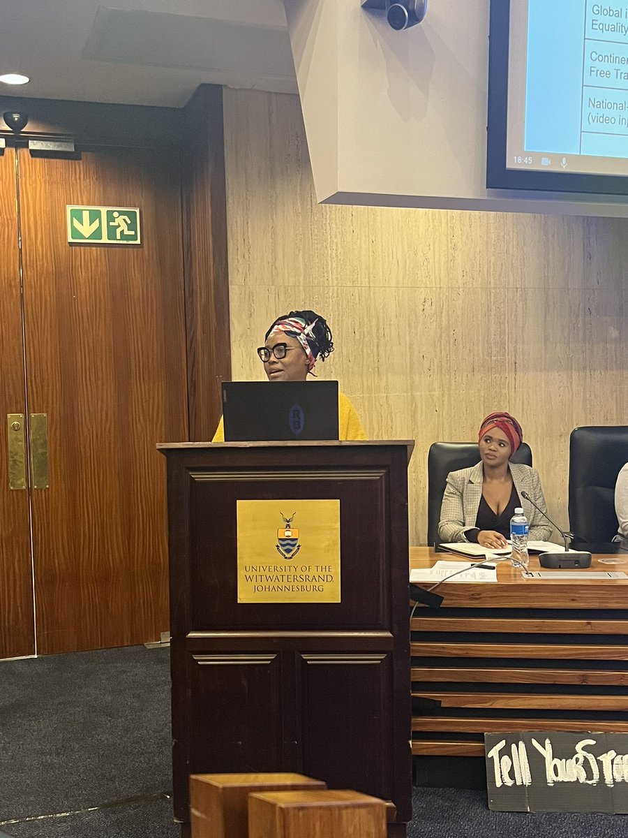 BWC_ingwe's tweet photo. Mme @mahadibuthelezi Mahadi Buthelezi is sharing passionately about global interventions currently being made by the UN through the Generation Equality Forum and how this relates to us as young people in South Africa.
#BWCThinkTank https://t.co/ypLxZkJei5