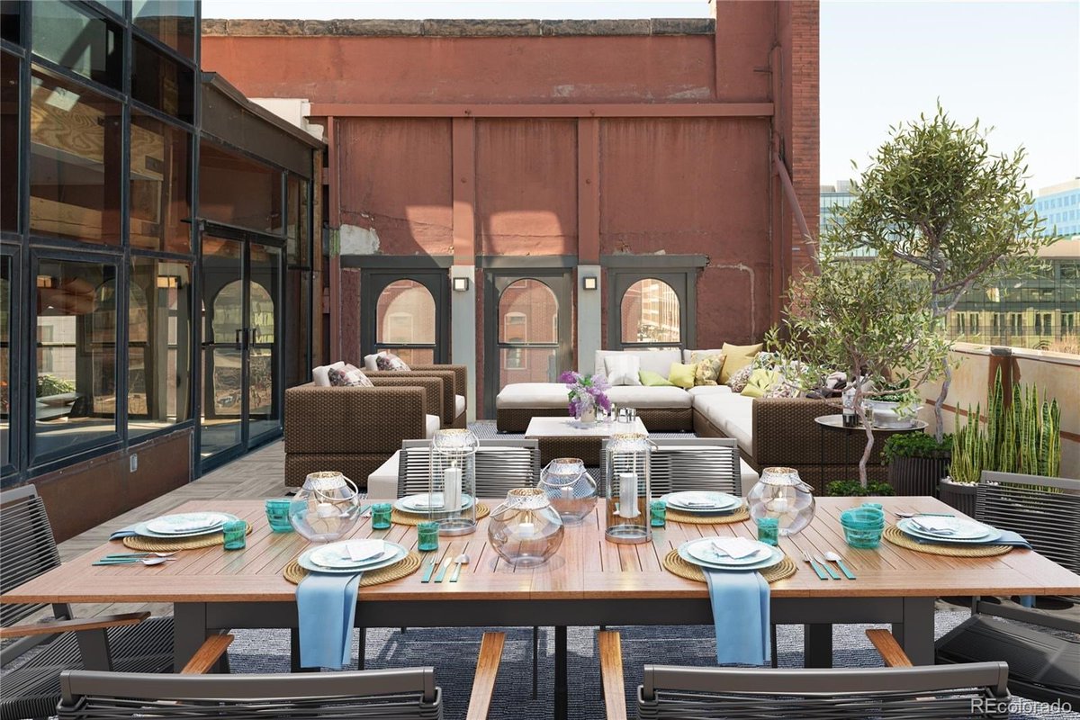 DenverCondoShop's tweet photo. Another rare find! 💎 A 580sqft private terrace overlooks union station in this two-story penthouse in the desirable Streetcar Stables Lofts. Interested? View the listing! https://t.co/2WKh4l1Tnm https://t.co/E4Ay4YSG43