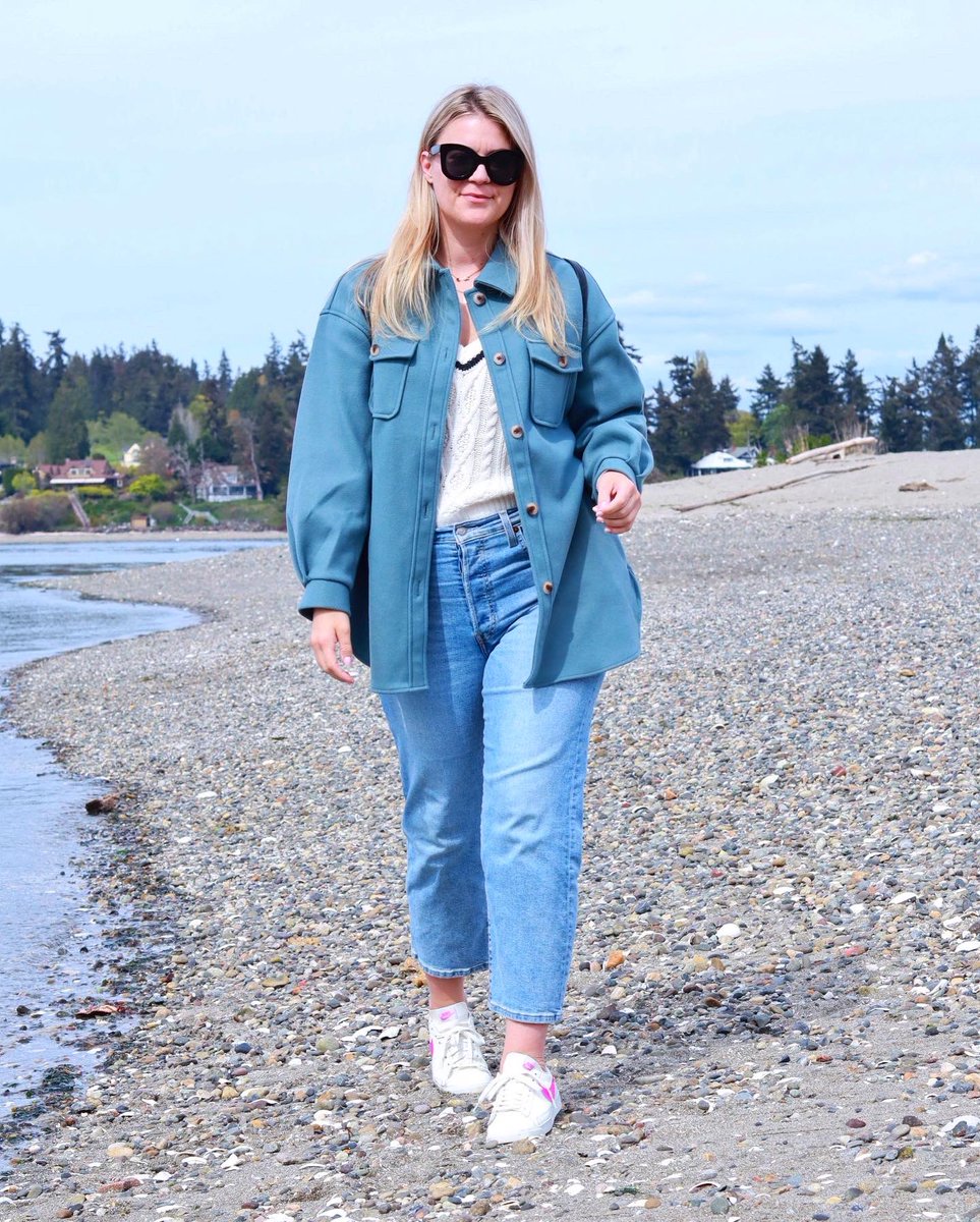 Happy Monday! It’s officially Shacket Weather in the PNW 🌲 My @asos shacket is currently 40% off! 

Shop my look: liketk.it/3EmzJ
