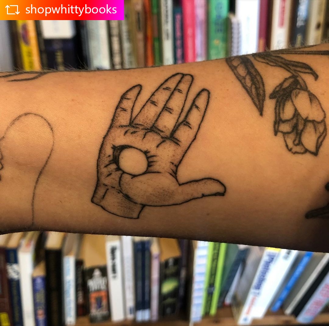darkfactoryclub's tweet photo. how cool is it that the host of the @ShopWhittyBooks event for @KatheKoja's latest book, #DarkFactory, had a #funhole tattoo from her first book, #TheCipher (both available at https://t.co/Bc3gpIK3CW)
#DarkFactory #BlogTour #BookTour #tattoo #TheCipher #KatheKoja #WhittyBooks https://t.co/xaIaaJAvkB