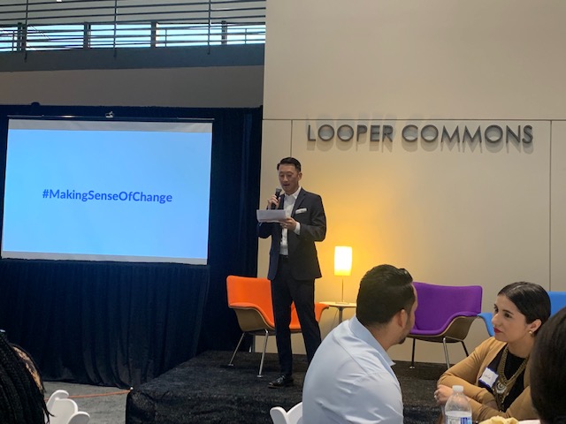 KPowellFYI's tweet photo. Grateful for #MakingSenseOfChange event hosted this wkend by @FullerSeminary Texas & @DePreeCenter.
Love wisdom of @WaynePark & @Michaela_o_long...
Empathy interrupts.
The interruptions are the ministry.
Empathy starts w being gentle to yourself.
https://t.co/xo1tXqjw3T. https://t.co/adioPvMHLZ