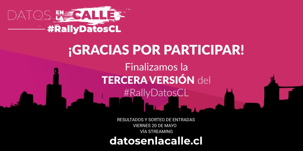 c_dop_ucentral's tweet photo. #RallyDatosCL | ¡Se agotó el tiempo! 🕚 Nuestro jurado ya se está preparando para la revisión de las publicaciones de tod@s los participantes 😱 y nosotros para dar inicio al #OpenGovWeek ✅

👉🏻 Resultados y sorteo  #BadBunnyEnChile viernes 20/5 desde las 9AM vía streaming 🗓 https://t.co/bOX2X9BWxk