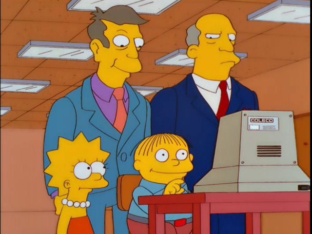 Hi, Lisa. Hi, Super Nintendo Chalmers.

#TheSimpsons