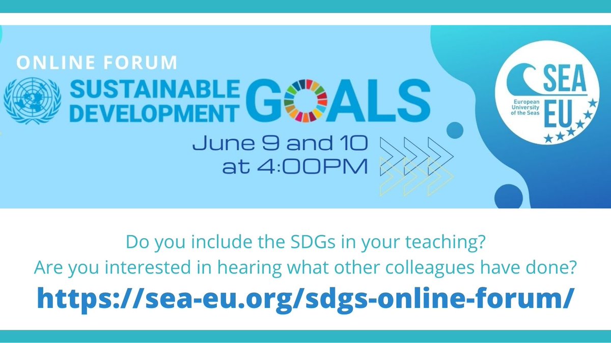 SeaEuAlliance's tweet photo. Lecturers and researchers from #SEAEU universities will present their experiences followed by an open debate session. Don't miss it! 
Register here: https://t.co/QBmxmAMUKy
#SDGs #Sustainability https://t.co/l9IYWmOvOD