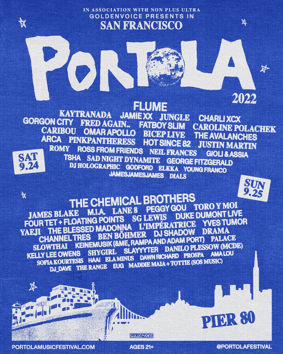 Portola Music Festival  lineup 2023