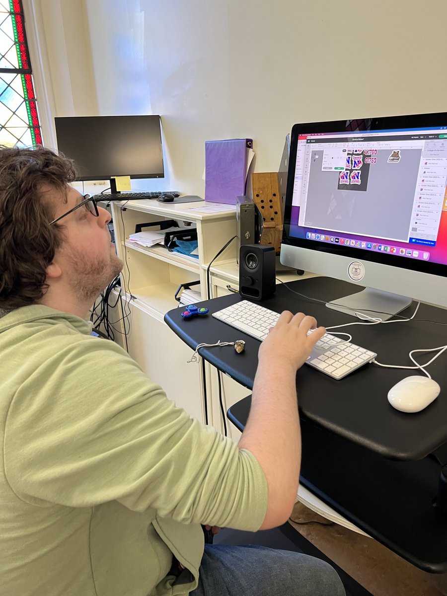 We love that our sticker business gives students with creative and art strengths a chance to shine!! 🌟 What a perfect intern for learning how to navigate cricut design space.  Check out our order form here: tinyurl.com/exbjkac2 <a href="/natickps/">Natick Public Schools</a> <a href="/Natick_HS/">Natick High School</a> <a href="/AchieveNps/">Achieve Program</a>