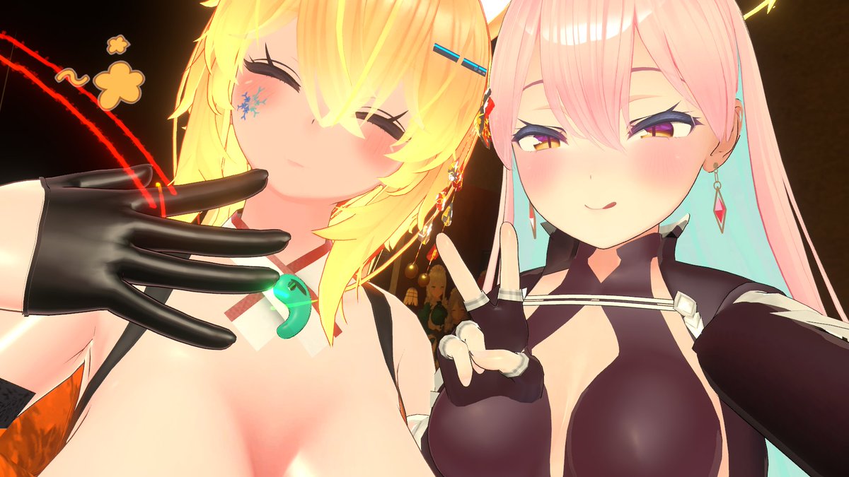 サツキさんと初めてお会いできた～～!!🦊
かわいい....!ラブさんサツキさんを一緒に撮ったり! 