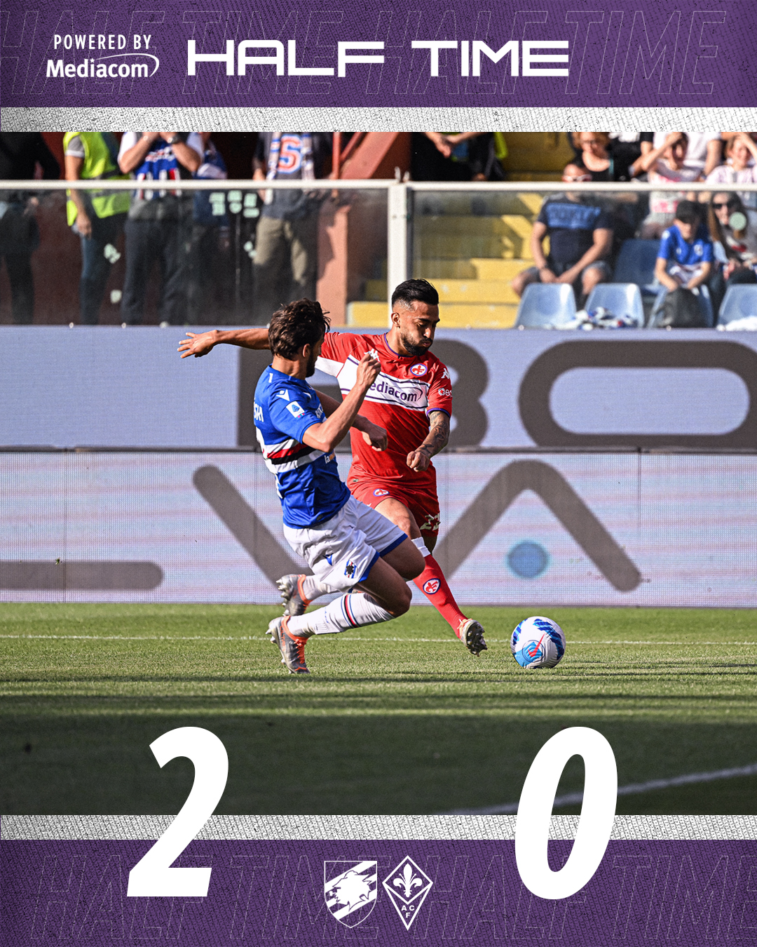 ACF Fiorentina English on X: We trail at the break. #FiorentinaEmpoli 0-1