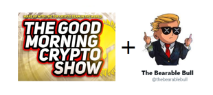 johnnykrypto00's tweet photo. The TIME is coming,set ur calendar as @thebearablebull will be LIVE as special guest on Good Morning #Crypto this WED 5/18 @11AM ET. Don't miss ur chance to hear straight from the Bulls mouth as we talk everything from #cryptocrashes to baby Calf walks!🤣 @jordannharryy @Coachjv_ https://t.co/SsTdc2FVOS