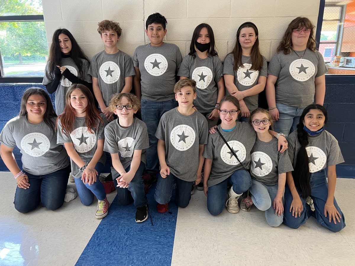 Congrats to these WBMS Band Students for being selected for and performing this past Sat with the Rutherford Co All-Star Concert Band...containing selected banditos from all Ruth Co 6th grade band programs.  Mr. S and Mr. F are very proud of these guys!
