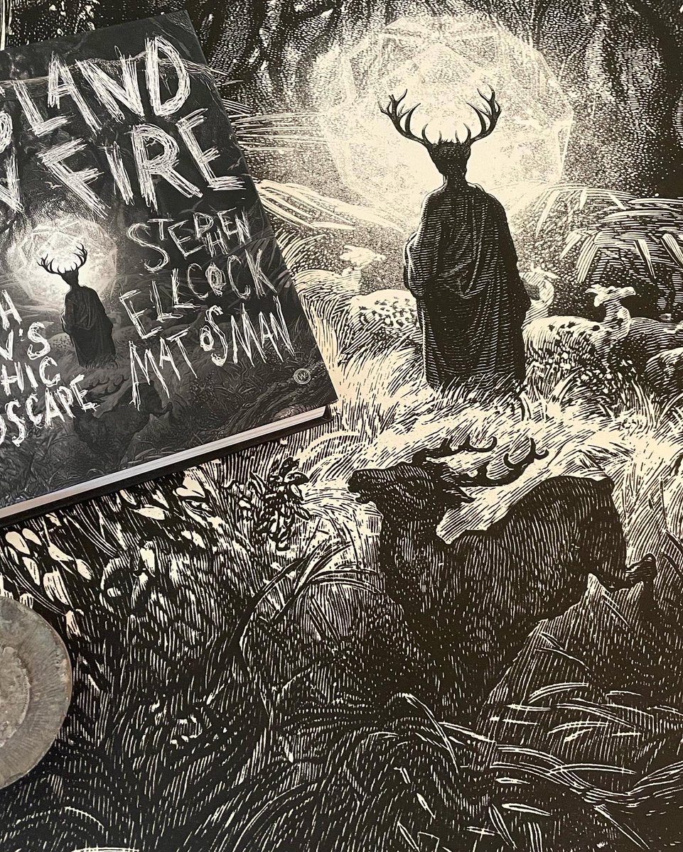 Some days the post makes me ridiculously happy. Oh my word, thank you @mrdanhillier #Fount is just astonishingly cool. Can’t wait to have it on the wall. And wow <a href="/matosman/">Mat Osman</a> and Stephen Ellcock, #EnglandOnFire is medicine I needed.