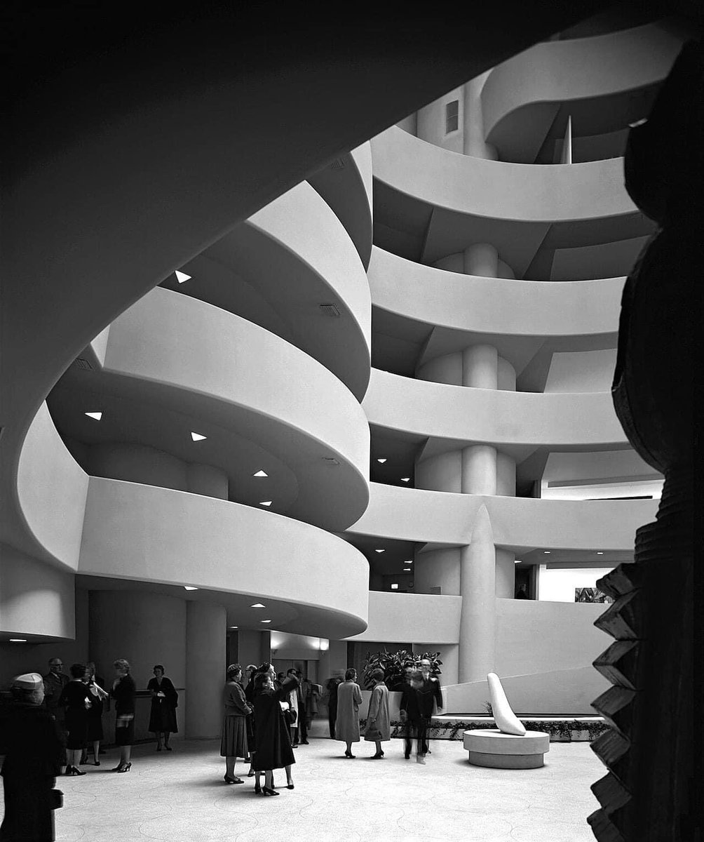 DGArquitecto's tweet photo. Ezra Stoller - Museo Guggenheim de Frank Lloyd Wright https://t.co/4m0aSSe8ZU