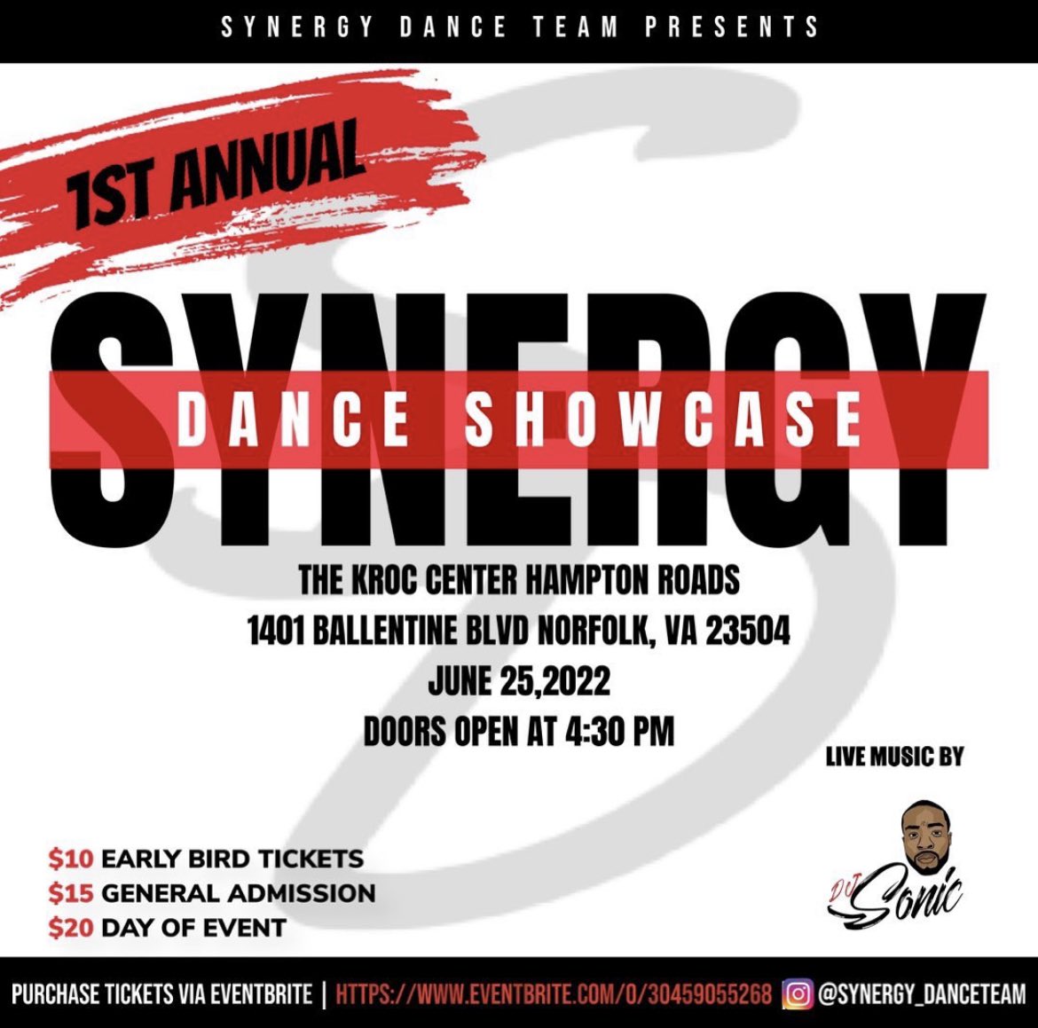 CREWcialVA's tweet photo. CREWcial will be performing at Synergy’s 1st annual dance showcase hosted on June 25th! Click the link below to purchase tickets to support us and your local dance community! 💙

https://t.co/P5C0YpwkdU https://t.co/lb9iCRTmFM