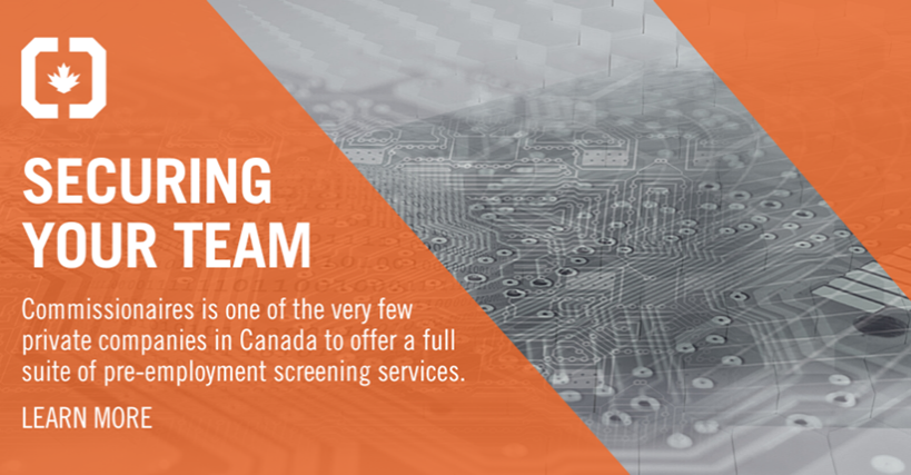 Commissionaires is committed to securing your business with the help of our pre-employment services! Not sure where to start? Contact us today and we can help you evaluate your business needs. 
commissionaires.ca/services/pre-e…