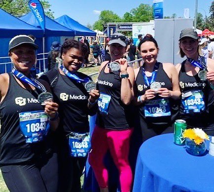 Congratulations to these gals!! They completed the Colfax Marathon relay and represented CU Medicine 🖤💛 @cigna 

#ColfaxMarathon #CUMedicine #WeCU #cignamountainstates