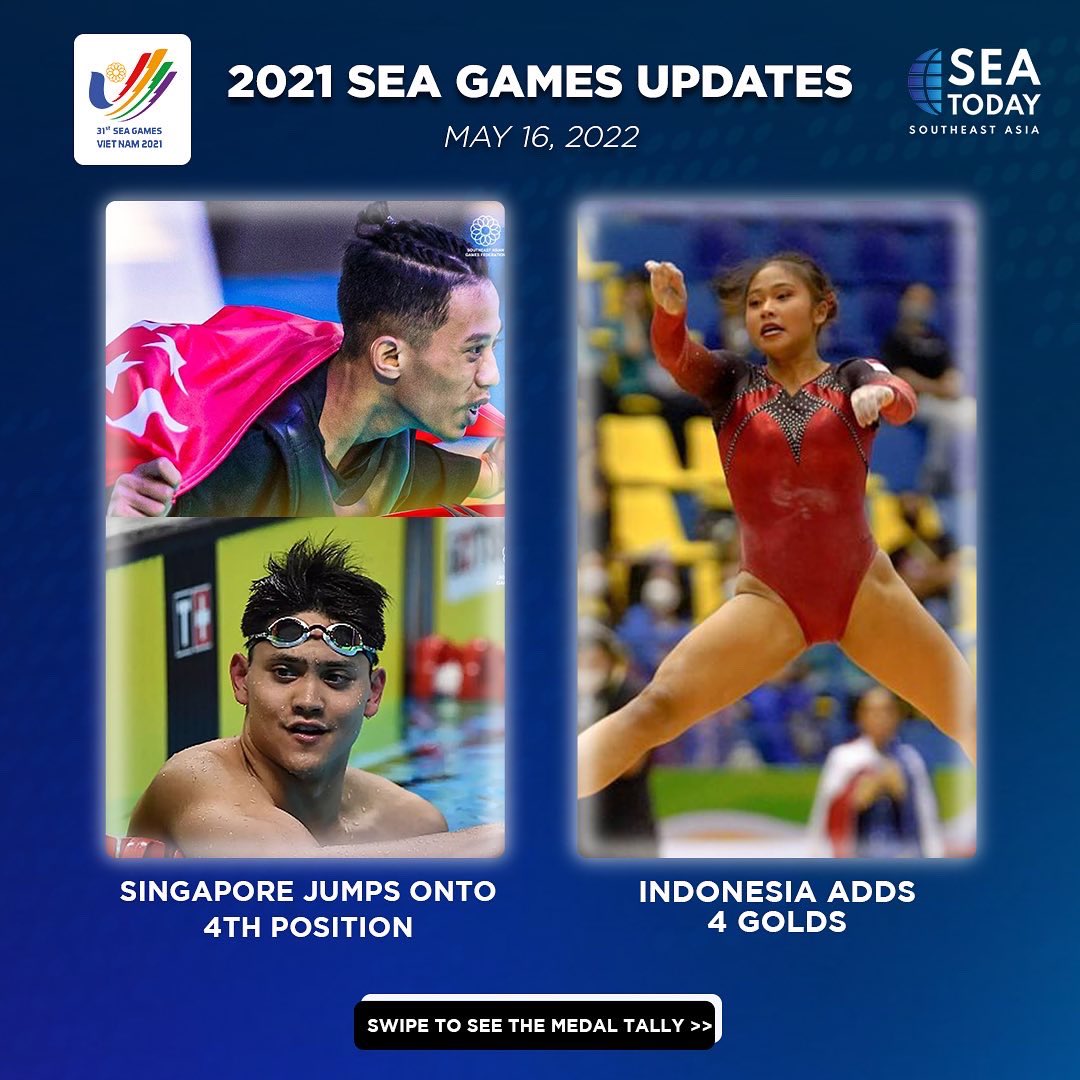 seatodaynews's tweet photo. #SEAUpdates: Medals from each country at the 2021 SEA Games in Hanoi, Vietnam as of May 16, 2022.
#SEAGames2021 #SEAToday https://t.co/FY1durk1Yx