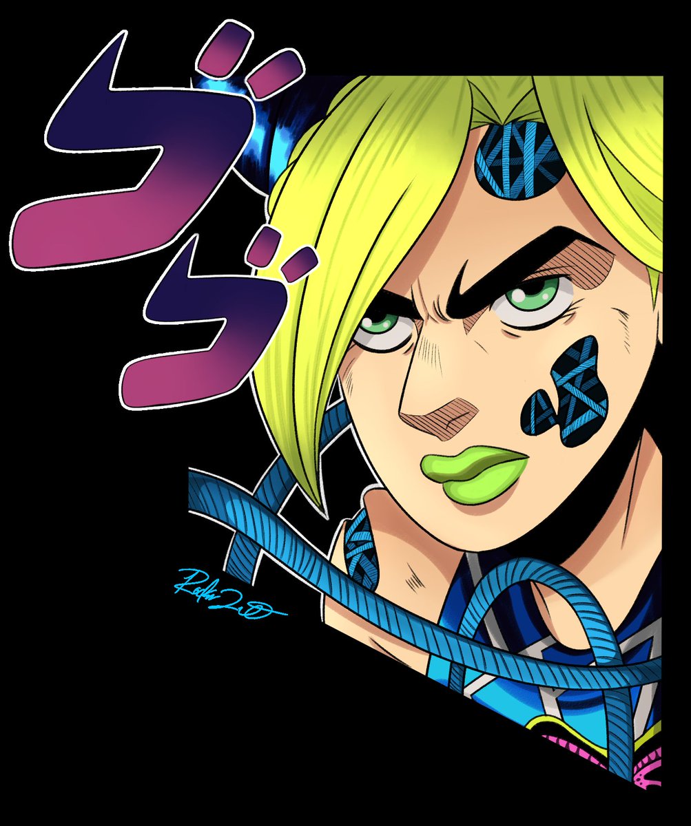 rocker2point0's tweet photo. Rohan Kishibe/ Jolyne Cujoh https://t.co/H9TAVsSmee