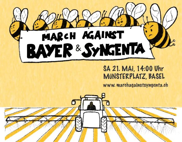 MaMS_basel's tweet photo. Neuer Startpunkt! Letzte Woche ist der March offiziel bewilligt worden. Da der Barfüsserplatz leider bereits besetzt ist, werden wir uns dieses Jahr auf dem Münsterplatz besammeln und von dort durch die Innenstadt bis vor die Syngenta marschieren. Bee there 🐝 https://t.co/FfiBNnDoqt