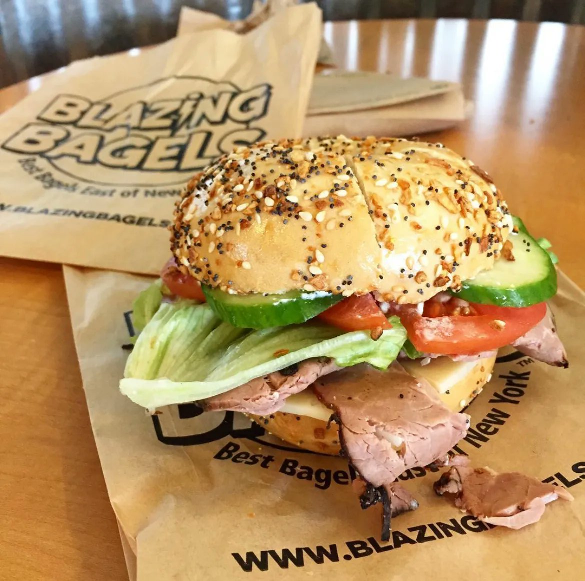 BlazingBagels's tweet photo. Break up your day with that #BestBagelsEastofNewYork Fuel ⛽️
• • •
📸 @rainorshineguides (Instagram) https://t.co/rPiEVQ458o