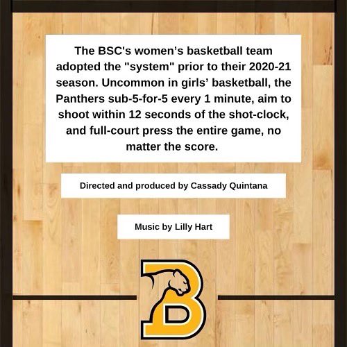 BSC_WBB's tweet photo. Check out GAMING THE SYSTEM - a documentary by Cassady Quintana. This film provides an in-depth look into our style of play and our program!

https://t.co/d7FOlmx6Af

#YeahPanthers | #PANTHERFAM https://t.co/RHjVc9p9tf