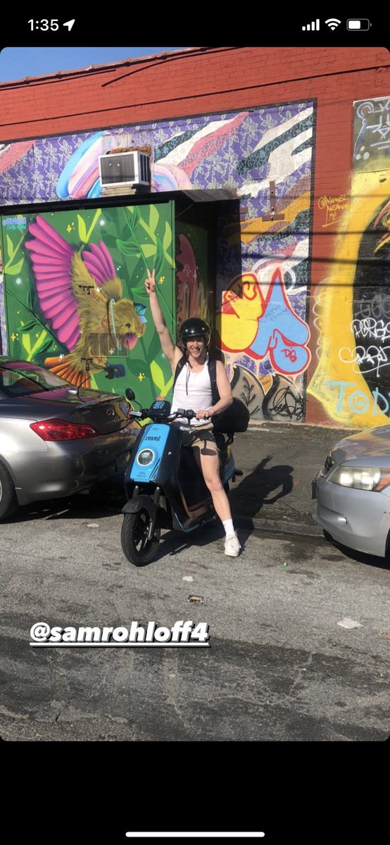 took the moped to $3bill last night … that’s apparently against the rules but alas