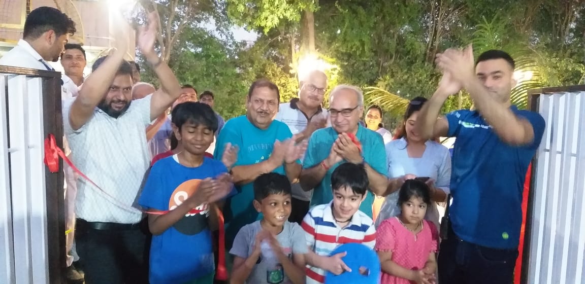 PranayamReside1's tweet photo. Swimming pool inauguration! https://t.co/Y4iSyJDTge