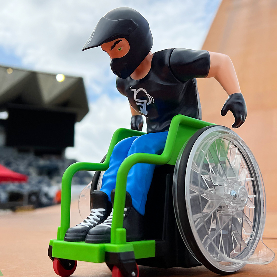 A Plus on Twitter "In partnership with Paralympian athlete Aaron