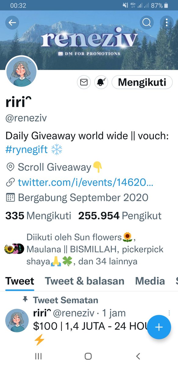 RoyBigWin's tweet photo. @reneziv Done. Hope i win https://t.co/77mLh7zDbD