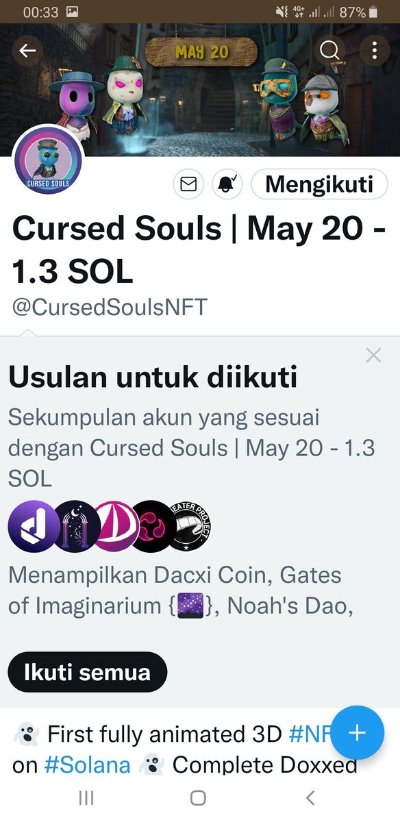 RoyBigWin's tweet photo. @reneziv @CursedSoulsNFT Done https://t.co/wgCsURIh2u