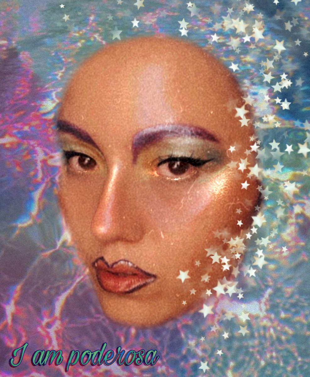 cyborg_brujx's tweet photo. Knowing who you are is the greatest source of #power and #intention. Just #minted a piece on #objkt that speaks to this power. I am #poderosa. I am poderosa. I am poderosa. #transglitchselfie #selfiestar #selfiescholar help a #queer on the #blockchain and share 🦋🫶 https://t.co/vXkZinBon9