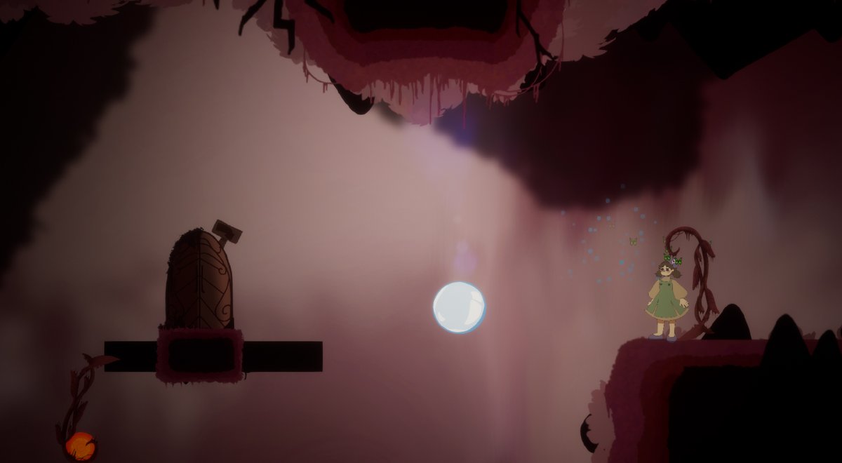 Some more stills from our 2D platform puzzler concept. I wish I could take credit for the incredible art work, I'm just privileged enough to put it all together into something that moves! #bulle #bubble #gamedesign #animation #2dart #unrealengine #ue4