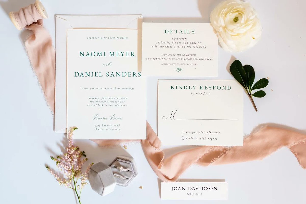 EventsByTMA's tweet photo. ✨Classy Invitation Suites✨

I never miss an opportunity to showcase beautiful invitation suites. They are truly the precursor to amazing wedding design.

#LuxuryWeddings #CelebrateLove #ChicagoWeddingPlanner #DestinationWeddingPlanner #WeddingReception https://t.co/h6qknvb6Ib