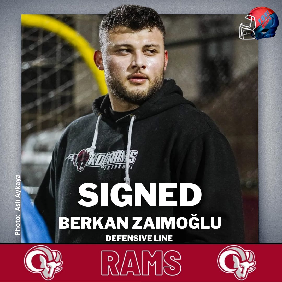 aroundtheelf's tweet photo. The İstanbul Rams have signed talented defensive tackle Berkan Zaimoğlu
Born in 2000, the athlete is 1.92 meters tall and weighs 119 kilograms. He started playing football for the Işık Chargers in 2018
#WeHitTheyQuit #RamIt #ELF2022 #İstanbul https://t.co/xiK7K7nhS5