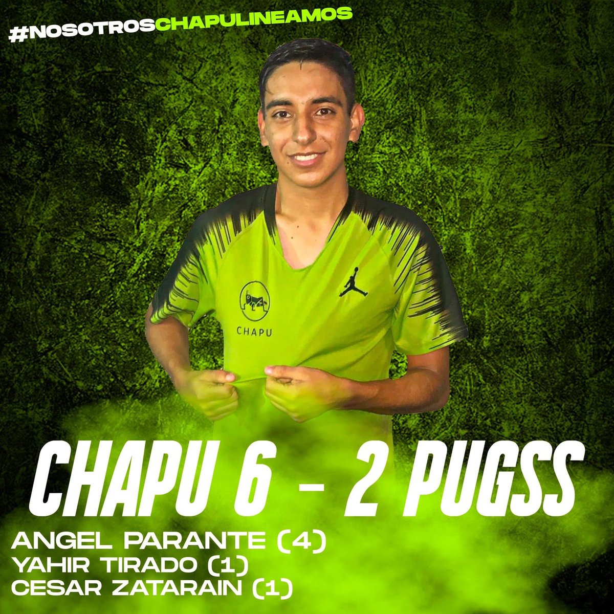 ChapulinesG's tweet photo. La semana pasada fue perfecta, 2/2 y seguimos con la buena racha.💚🦗

#NosotrosChapulineamos https://t.co/eVuvKF6Bds
